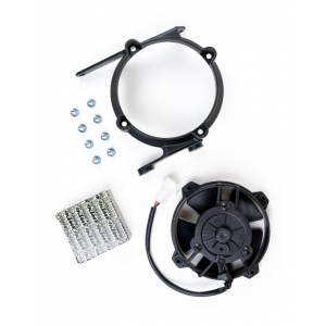 Exed Original SPAL Radiator Cooling Fan and Mounting Kit for KTM and HUSQVARNA TPI, with Relay, Dirt Bike Models from 2017 to 2023, 2+4 Stroke