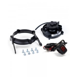 Exed Original SPAL Radiator Cooling Fan and Mounting Kit for GAS GAS, with Led ON/OFF Switch, Dirt Bike Models from 2021 to 2023 Exed Original SPAL Radiator Cooling Fan and Mounting Kit for GAS GAS, with Led ON/OFF Switch, Dirt Bike Models from 2021 to 2023