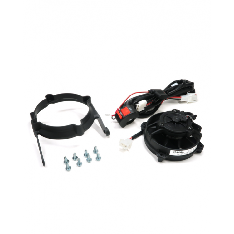 Exed Original SPAL Radiator Cooling Fan and Mounting Kit for KTM, Husqvarna TBI Dirt Bike Models XC/XC-F/TX/FX/EX Exed Original SPAL Radiator Cooling Fan and Mounting Kit for KTM, Husqvarna TBI Dirt Bike Models XC/XC-F/TX/FX/EX