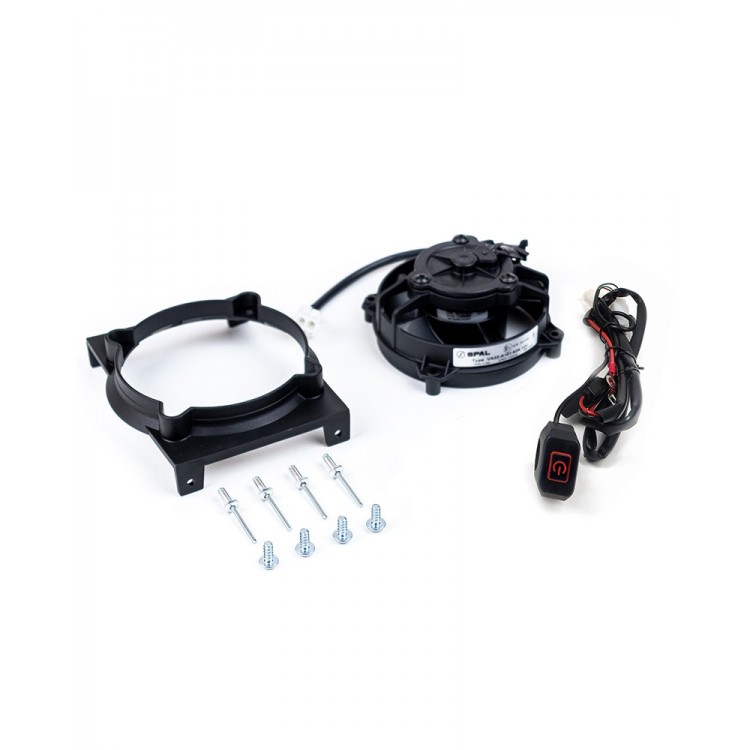Exed Original SPAL Radiator Cooling Fan and Mounting Kit for BETA RR, with Led ON/OFF Switch, Dirt Bike Model from 2020 to 2023 Exed Original SPAL Radiator Cooling Fan and Mounting Kit for BETA RR, with Led ON/OFF Switch, Dirt Bike Model from 2020 to 2023