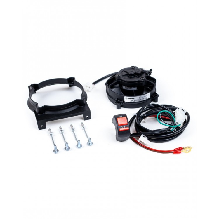 Exed Original SPAL Radiator Cooling Fan and Mounting Kit for BETA RR, with ON/OFF Switch, Dirt Bike Models from 2020 to 2023 Exed Original SPAL Radiator Cooling Fan and Mounting Kit for BETA RR, with ON/OFF Switch, Dirt Bike Models from 2020 to 2023