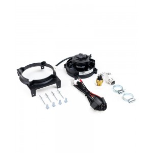 Exed Original SPAL Radiator Cooling Fan and Mounting Kit for SHERCO, with Thermoswitch, Dirt Bike Models from 2014 to 2023