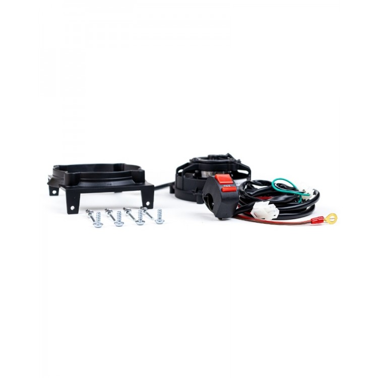 Exed Original SPAL Radiator Cooling Fan and Mounting Kit for SHERCO, with ON/OFF Switch, Dirt Bike Models from 2014 to 2023 Exed Original SPAL Radiator Cooling Fan and Mounting Kit for SHERCO, with ON/OFF Switch, Dirt Bike Models from 2014 to 2023
