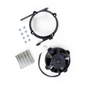 Exed Original SPAL Radiator Cooling Fan and Mounting Kit for GAS GAS TPI, with Relay, Dirt Bike Models from 2021 to 2023