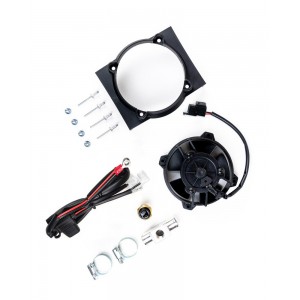Exed Original SPAL Radiator Cooling Fan and Mounting Kit for SHERCO, with Thermoswitch, Dirt Bike Models from 2014 to 2023
