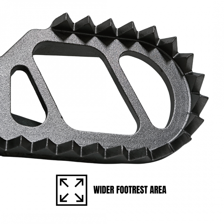 Mitigator Gator Foot Pegs Yamaha 1997-2023 - YZ YZ-F YZ-X YZF-X 65/85/125/250/450 Mitigator Gator Foot Pegs Yamaha 1997-2023 - YZ YZ-F YZ-X YZF-X 65/85/125/250/450