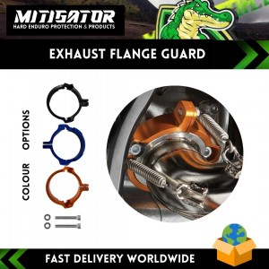 Mitigator Exhaust Flange Guard Ktm 2019-2023 Husqvarna 2019-2023 GasGas 2021-2023 Mitigator Exhaust Flange Guard Ktm 2019-2023 Husqvarna 2019-2023 GasGas 2021-2023