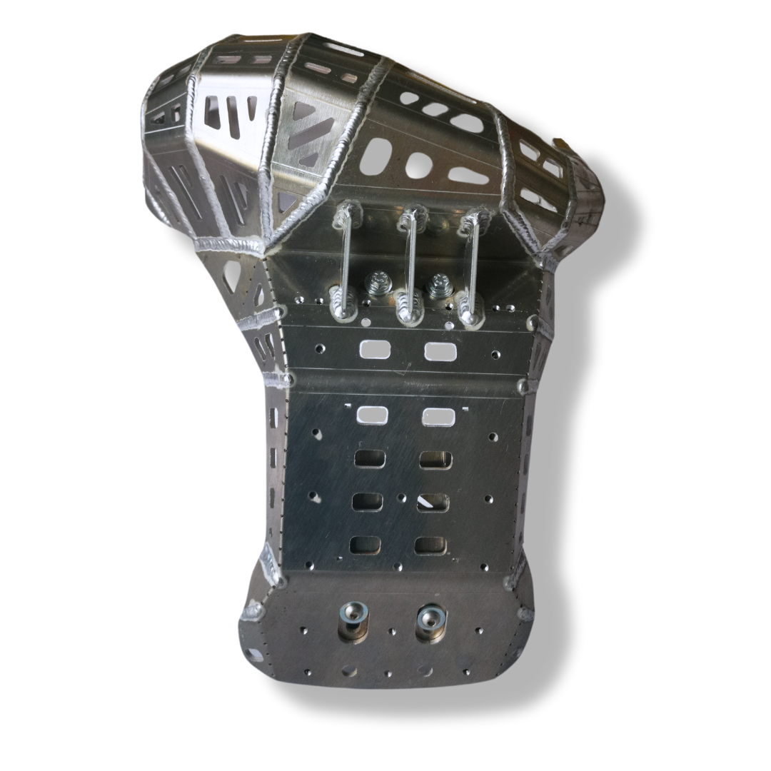 Mitigator Skid Plate (Bash Plate) With Pipe Guard Fits Ktm (EXC