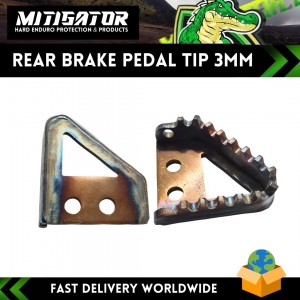 Mitigator Rear Brake Pedal Tip (3mm) Fits Beta RR 2013-2025 Beta Xtrainer 2015-2025 Sherco 2014-2025 Ktm 2004-2016 Husqvarna 2014-2016 Husaberg 2011-2014