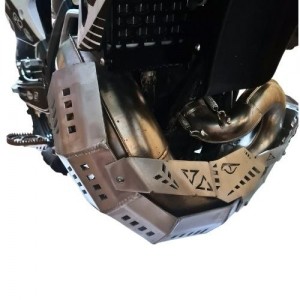 Mitigator Skid Plate (Bash Plate) With Pipe Guard Fits Rieju 2021-2024 Gasgas 2018-2020 Mitigator Skid Plate (Bash Plate) With Pipe Guard Fits Rieju 2021-2024 Gasgas 2018-2020