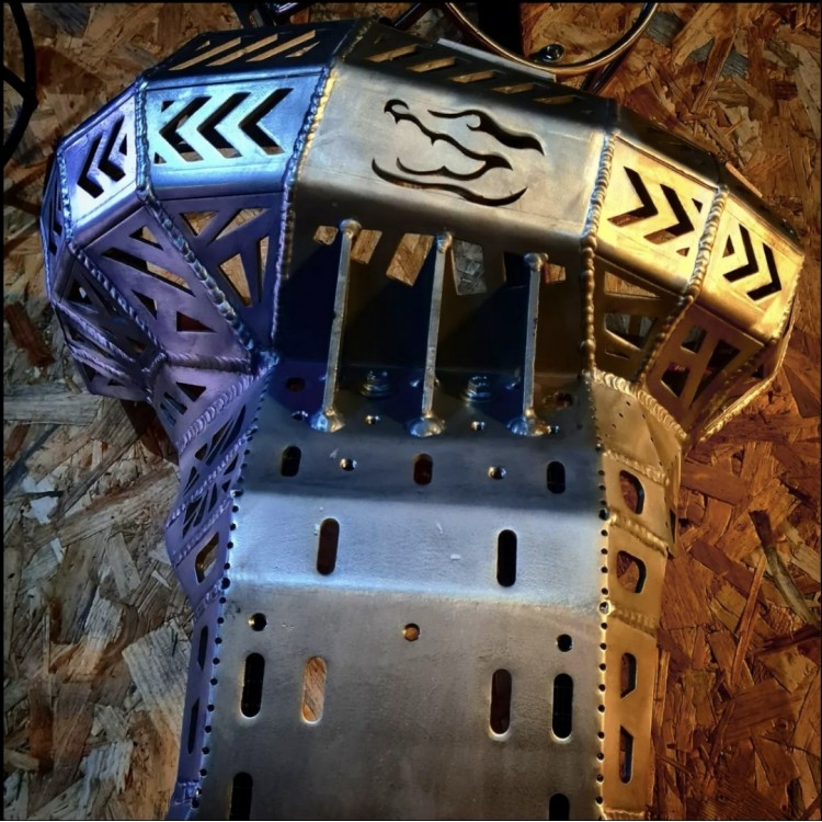 Mitigator Skid Plate (Bash Plate) With Pipe Guard Fits Ktm(XC-SX-XC-EXC-XC-W) 2019-2023 Husqvarna (TX/TX ) 2019-2023 Gasgas (EC ) 2021-2023 Mitigator Skid Plate (Bash Plate) With Pipe Guard Fits Ktm(XC-SX-XC-EXC-XC-W) 2019-2023 Husqvarna (TX/TX ) 2019-2023 Gasgas (EC ) 2021-2023